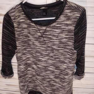 Black and grey sweater